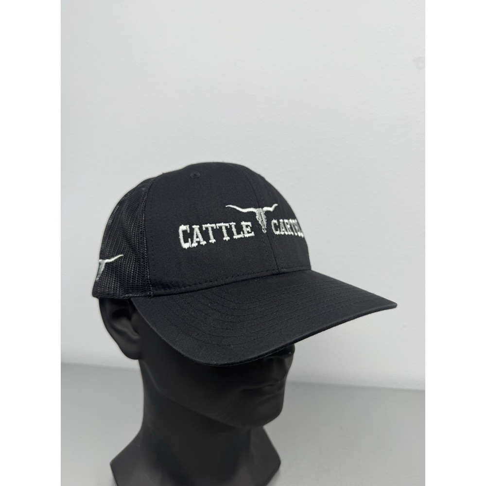 Cattle Cartel SnapBack Hat Mens Black Cap Richardson‎ 112RE Western Ranch Cowboy